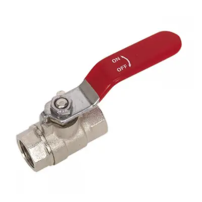 Sealey SA907 Lever Ball Valve 3/8inBsp (F) X 3/8inBsp (F)