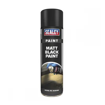 Sealey SCS026S Black Matt Paint 500Ml