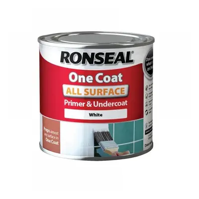 Ronseal 36999 One Coat All Surface Primer & Undercoat Interior White 750Ml