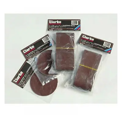 Clarke 6502098 120 Grit 150X1219Mm Sanding Belt (Pack Of 5)