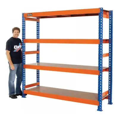 Clarke 6600728 Cs4600Bo 600 Heavy Duty Boltless Shelving (Blue & Orange)