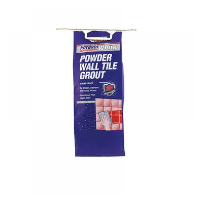 Everbuild Sika 485874 Forever White Powder Wall Tile Grout 3Kg