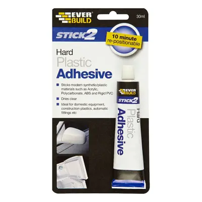 Everbuild Stick 2 Hard Plastic Adhesive 30Ml