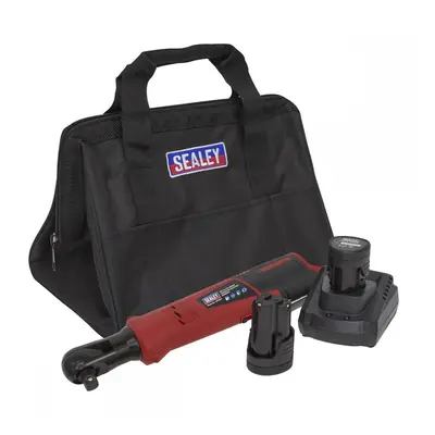 Sealey CP1209KIT Cordless Ratchet Wrench Kit 1/2inSq Drive 12V Sv12 Series - 2 Batteries