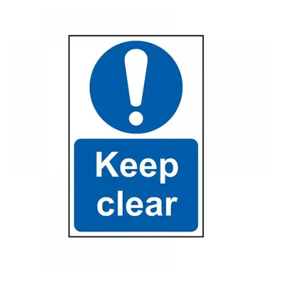 Scan 0253 Keep Clear - Pvc Sign 200 X 300Mm