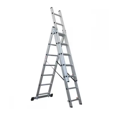 Sealey ACL307 Aluminium Extension Combination Ladder 3X7 En 131