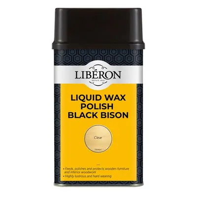 Liberon 126887 Liquid Wax Polish Black Bison Clear 500Ml