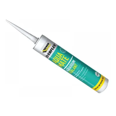 Everbuild Sika 489687 Aqua Mate Silicone Transparent 295Ml