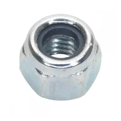 Sealey NLN6 Nylon Locknut M6 Zinc Pack Of 100