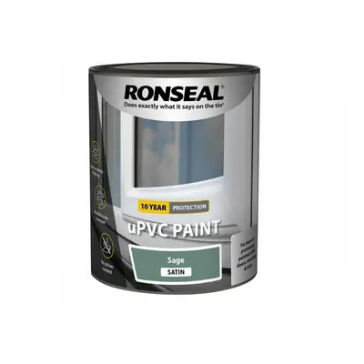 Ronseal 39389 Upvc Paint Sage Satin 750Ml