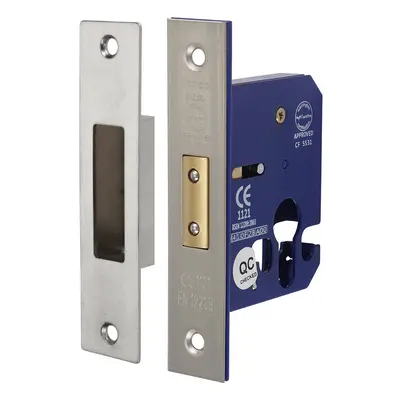 Timco 675513 Euro Deadlock - Satin Nickel 66Mm Box 1