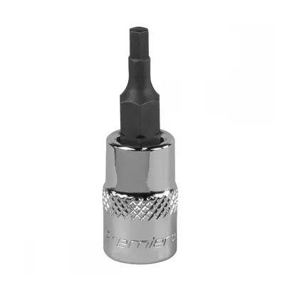 Sealey SBH001 Hex Socket Bit 3Mm 1/4inSq Drive