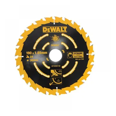 Dewalt DT10304-QZ Extreme Framing Circular Saw Blade 190 X 30Mm X 24T