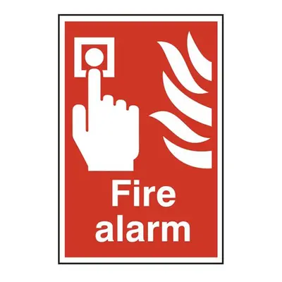 Scan 1400 Fire Alarm - Pvc Sign 200 X 300Mm