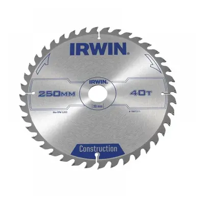 Irwin® 1897211 General Purpose Table & Mitre Saw Blade 250 X 30Mm X 40T Atb