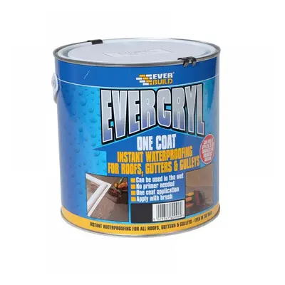 Everbuild Sika 484628 Evercryl® One Coat Grey 5Kg