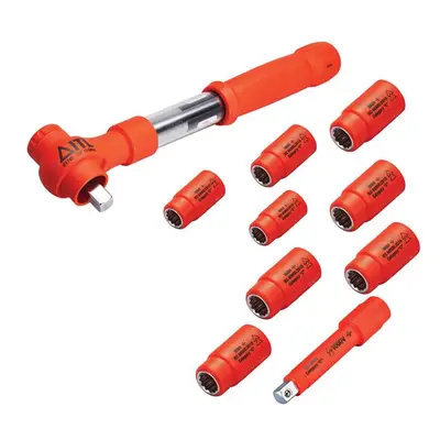 Itl Insulated Insulated 1/2In Drive Imperial Torque Wrench Kit 10 Piece 00027