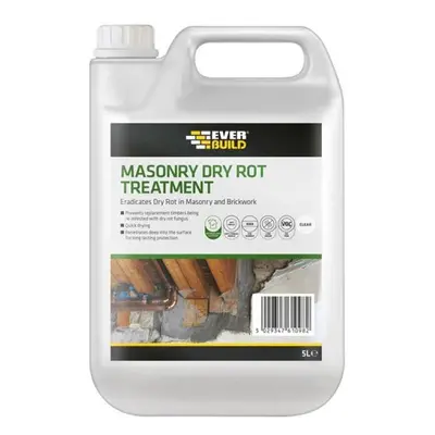 Everbuild Sika 483768 Masonry Dry Rot Treatment 5 Litre