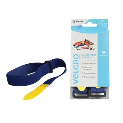 Velcro® Brand 60328 Adjustable Straps (2) 25Mm X 46Cm Blue