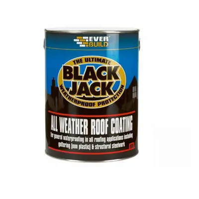 Everbuild Sika 486998 Black Jack® 905 All Weather Roof Coating 5 Litre