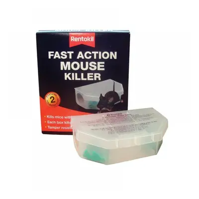 Rentokil PSF135 Fast Action Mouse Killer (Twin Pack)