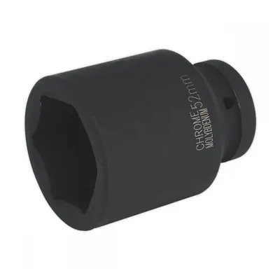 Sealey IS152D Impact Socket 52Mm Deep 1inSq Drive