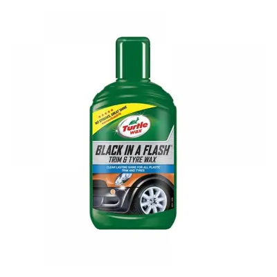 Turtle Wax 52812 Black In A Flash Trim & Tyre Wax 300Ml