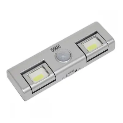 Sealey GL93 Auto Light 1W Cob Led With Pir Sensor 3 X Aa Cell