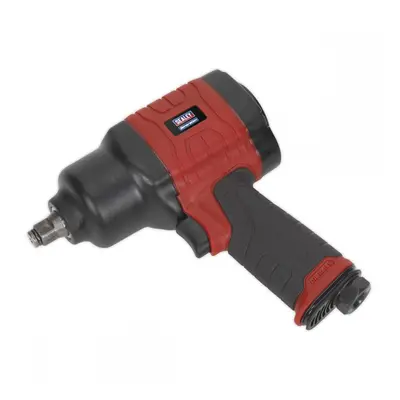 Sealey GSA6002 Composite Air Impact Wrench 1/2inSq Drive - Twin Hammer