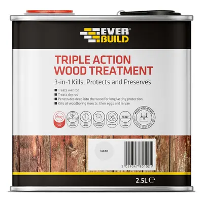 Everbuild Triple Action Wood Treatment 2.5L