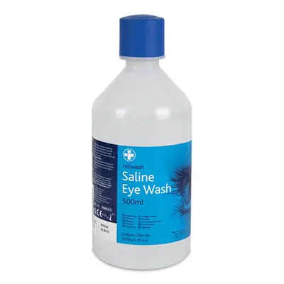 Timco MED900 Eye Wash Saline - Bottle 500Ml Bottle 1