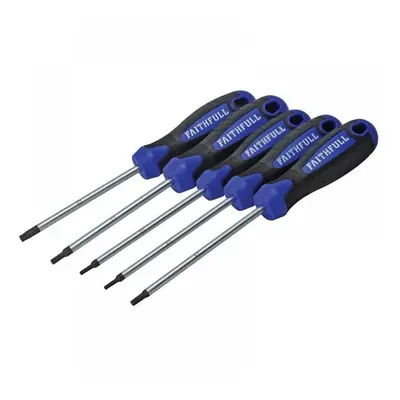 Faithfull Star (Torx) Head Screwdriver Set 5 Piece