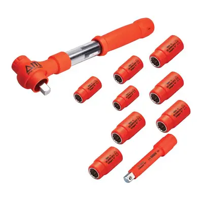 Itl Insulated Insulated 1/2In Drive Metric Torque Wrench Kit 10 Piece 00026