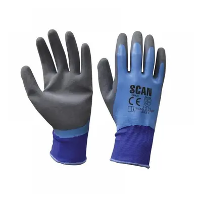 Scan 2ARK64L-24 Waterproof Latex Gloves - L (Size 9)