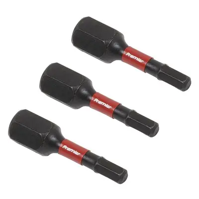 Sealey AK8211 Hex 3Mm Impact Power Tool Bits 25Mm - 3Pc