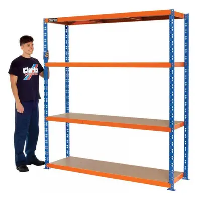 Clarke 6600726 Csr4550/50Bo 550 Heavy Duty Boltless Shelving (Blue & Orange)