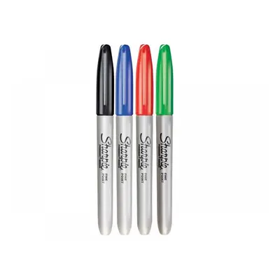 Sharpie® 1985858 Fine Tip Permanent Marker Assorted (Pack 4)