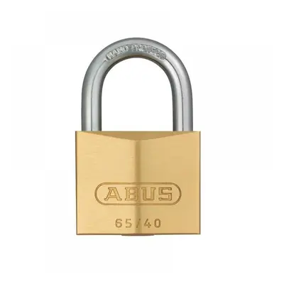 Abus Mechanical 09852 65/40Mm Brass Padlock Carded