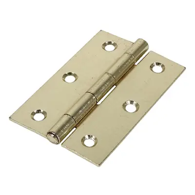 Timco 434456 Butt Hinge - Fixed Pin (1838) - Electro Brass 90 X 60