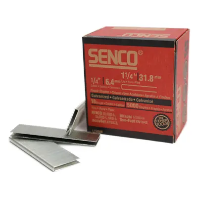 Senco L15BAB L Staple Galv. ted 32Mm 18-Gauge Box 5000