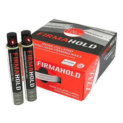 Timco CFGT90G Firmahold Collated Clipped Head Nails & Fuel Cells - Trade Pack - Plain Shank - Fi