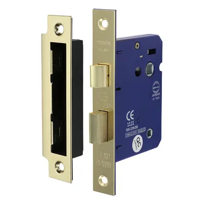 Timco 675248 Bathroom Lock - Electro Brass 78Mm Box 1