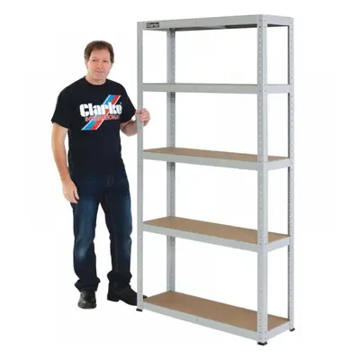 Clarke 6600738 Csm5175/30Lg Heavy Duty Boltless Shelving (Light Grey)