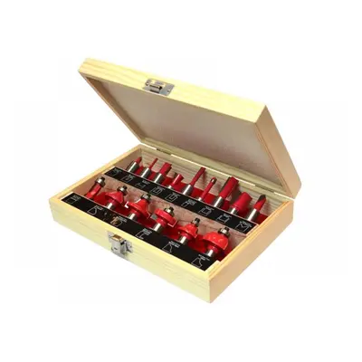 Faithfull 1/2In Tct Router Bit Set 15 Piece