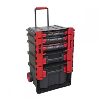 Sealey AP860 Professional Mobile Toolbox With 5 Removable Storage Cases