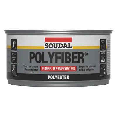 Soudal Polyfiber Grey 250G tin 12