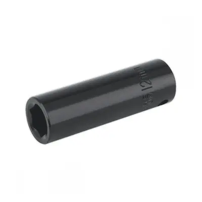 Sealey IS3812D Impact Socket 12Mm Deep 3/8inSq Drive