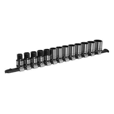 Sealey AK7994 Socket Set 13Pc 1/2inSq Drive Metric - Black Series