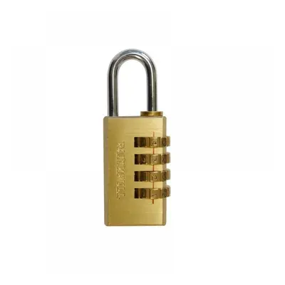 Faithfull NL11 Brass Combination Padlock 20Mm