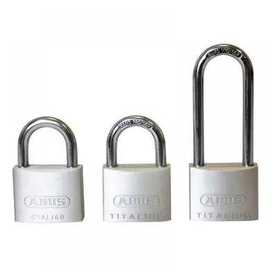 Abus Mechanical 56380 64Ti/40Mm Titalium™ Padlock Triple Pack (1 Long Shackle)